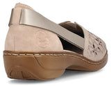 Rieker 41356-60 Womens Leather Slip On Shoe