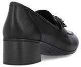 Rieker 41660-00 Womens Leather Slip On Shoe