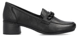 Rieker 41660-00 Womens Leather Slip On Shoe