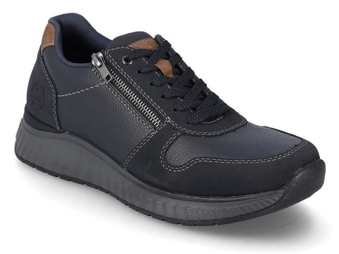 Rieker B0613-14 Mens Leather Lace Up Trainer