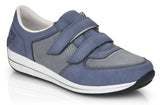Rieker N1168-14 Wide Fit Touch-Fastening Casual Shoe