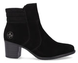 Rieker Y2058-00 Suede Leather Ankle Boot