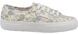 Superga 2750 Floral Print Womens Lace Up Casual Shoe