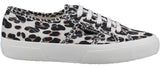 Superga 2750 Light Leopard Print Womens Lace Up Casual Shoe