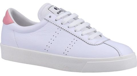 Superga 2843 Club S Comfort Womens Leather Lace Up Trainer