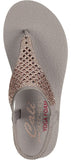 Skechers 119770 Meditation Rockstar Womens Toe Post Sandal