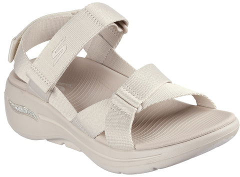 Skechers 140808 Go Walk Arch Fit Attract Womens Touch-Fastening Sandal