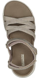 Skechers 141450 Go Walk Flex Sunshine Womens Touch-Fastening Sandal