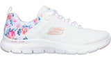 Skechers 149586 Flex Appeal 4.0 Let It Blossom Womens Lace Up Trainer