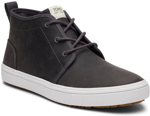 TOMS Carlo Mid Terrain Mens Leather Lace Up Trainer