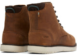 TOMS Hillside Mens Leather Lace Up Ankle Boot
