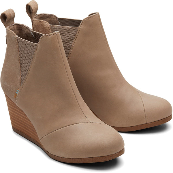 TOMS Kelsey Womens Leather Ankle Boot