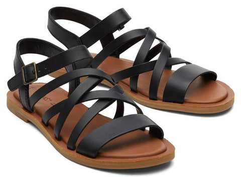 TOMS Sephina Womens Leather Strappy Sandal