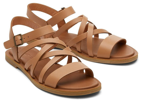 TOMS Sephina Womens Leather Strappy Sandal