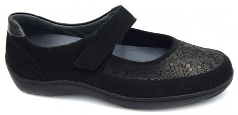 Waldlaufer 496H33 Henni Womens Wide Fit Touch-Fastening Shoe