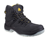 Amblers Safety FS198 Mens Waterproof Lace Up Safety Work Boot Black