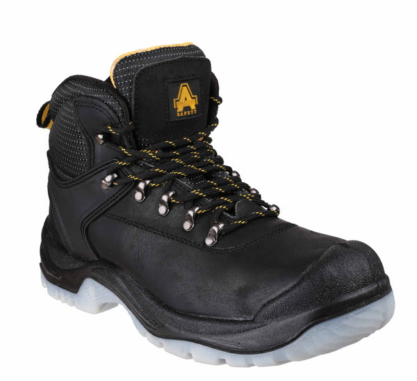 Amblers Safety FS199 Mens Lace Up Safety Work Boot Black