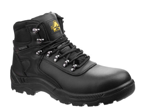 Amblers Safety FS218 Womens Waterproof Lace Up Safety Boot Black