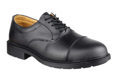 Amblers Safety FS43 Mens Oxford Style Lace Up Safety Work Shoe Black