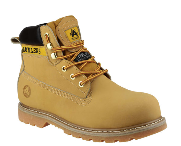 Amblers Safety FS7 Womens Lace Up Safety Boot Honey