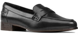 Clarks Hamble Loafer Womens Leather Slip On Shoe