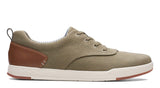 Clarks Step Isle Crew Mens Canvas Lace Up Casual Shoe