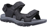 Cotswold Lansdown Mens Leather Touch-Fastening Sandal