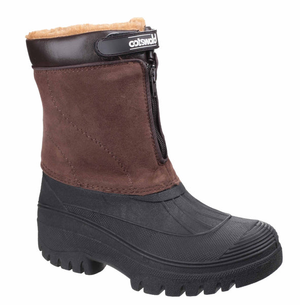 Cotswold Venture Womens Water Resistant Winter Boot Brown