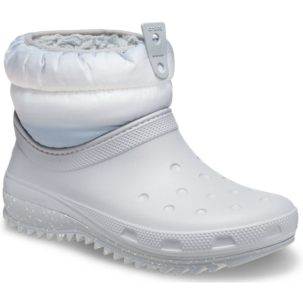 Crocs Classic Neo Puff Shorty Boot Light Grey/White
