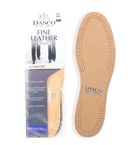 Dasco Fine Leather Full Length Insoles - Mens