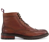 Dune Colonels Mens Brogue Detail Lace Up Boot