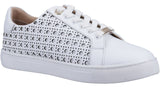 Dune Ease Womens Leather Lace Up Trainer