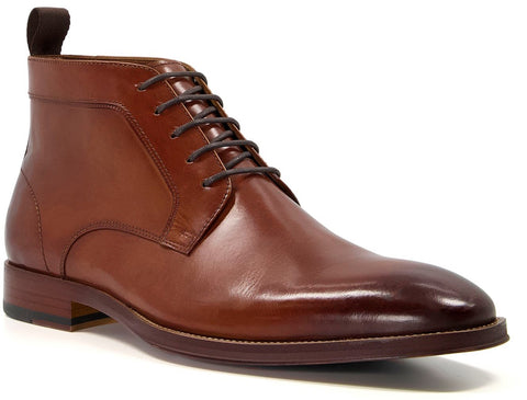 Dune Mall Mens Leather Lace Up Chukka Boot