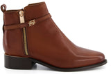 Dune Pap Womens Buckle Detail Leather Ankle Boot