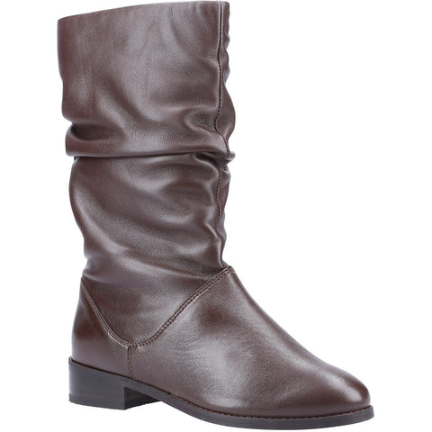 Dune Rosalindas Womens Mid Calf Pull On Leather Boot