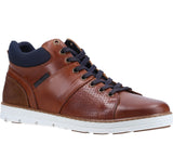 Dune Stakes High Top Mens Leather Trainer