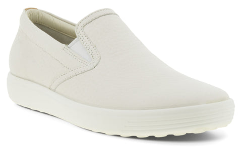 Ecco 470493-59529 Soft 7 Womens Leather Slip-On Trainer