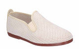 Flossy Pulga Mens Punched Detail Slip On Casual Shoe