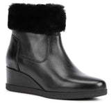 Geox Anylla Wedge Ankle Boots Black