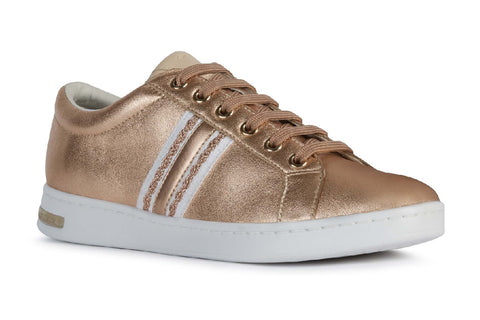 Geox D Jaysen A Womens Leather Lace Up Trainer