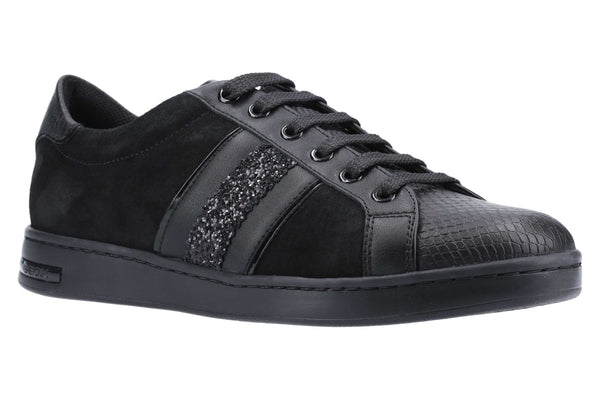 Geox D Jaysen D Womens Leather Lace Up Trainer