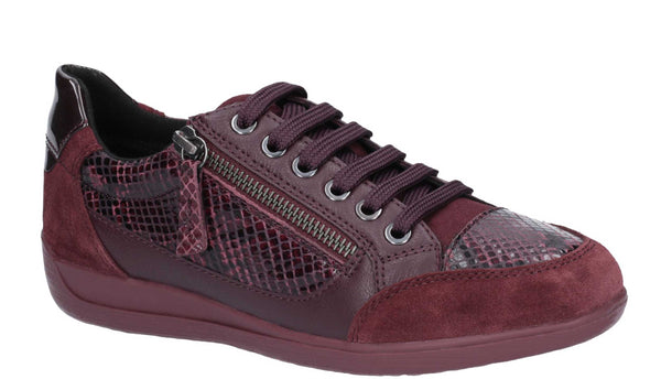Geox D Myria A Womens Lace Up Casual Trainer D64648A