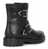 Geox H Hoara A Womens Leather Biker Ankle Boots