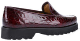 HB Abetone 201 Womens Patent Croc Print Slip On Shoe