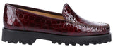 HB Abetone 201 Womens Patent Croc Print Slip On Shoe