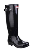 Hunter Original Tall Gloss Womens Wellington Boot Black