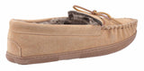Hush Puppies Ace Mens Warm Lined Suede Moccasin Slipper