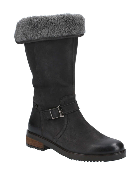 Hush Puppies Bonnie Womens Mid Calf Length Warm Lined Boot