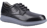 Hush Puppies Brett Mens Leather Lace Up Trainer