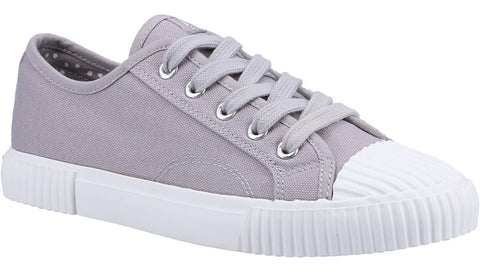 Hush Puppies Brooke Womens Lace Up Canvas Trainer
